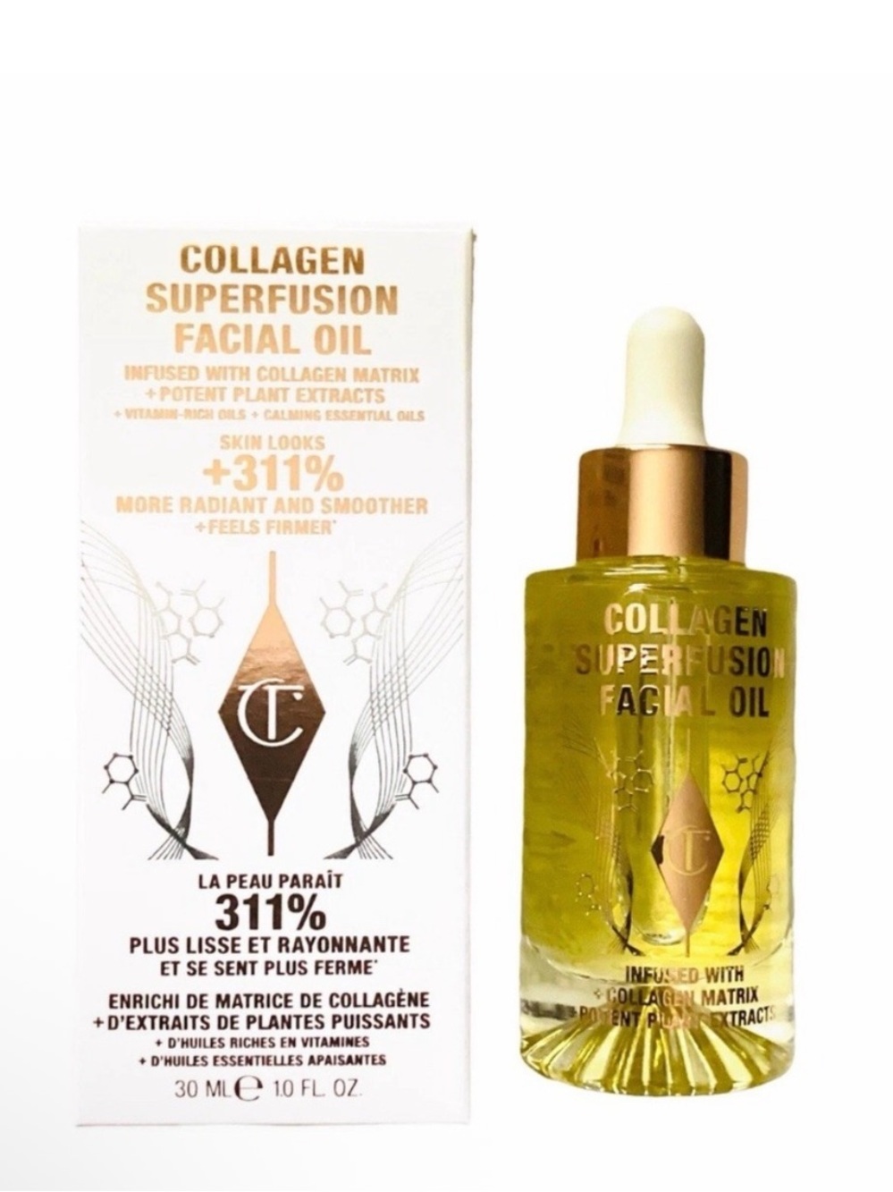Charlotte Tilbury Collagen Superfusion Face Oil | 30ML (Full Size) | New in Box
